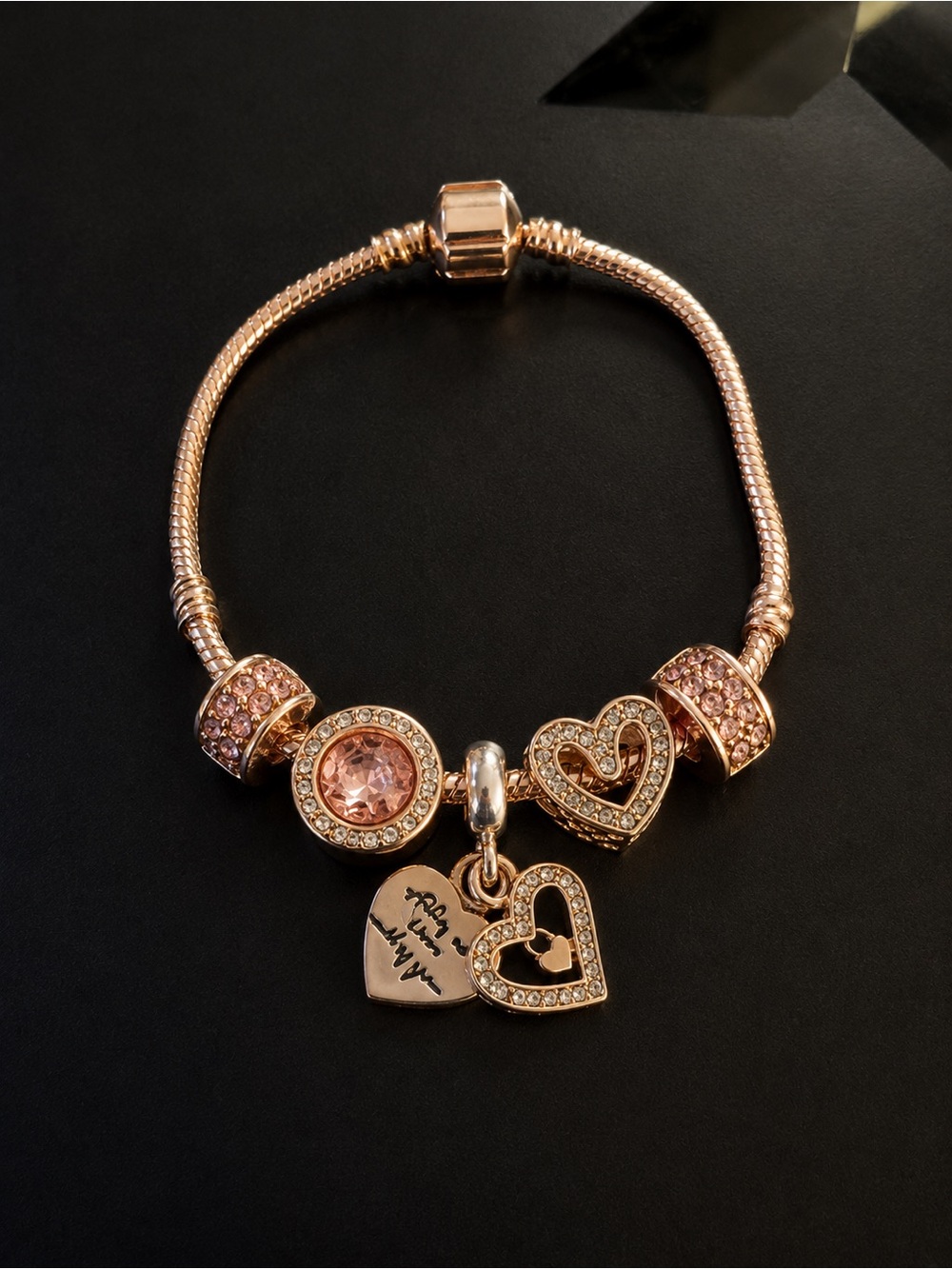 30 All of Me Loves All of You Heart Charm Bracelet 💕